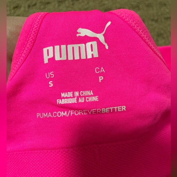 Pink PUMA Sports Bra - Picture 3 of 3